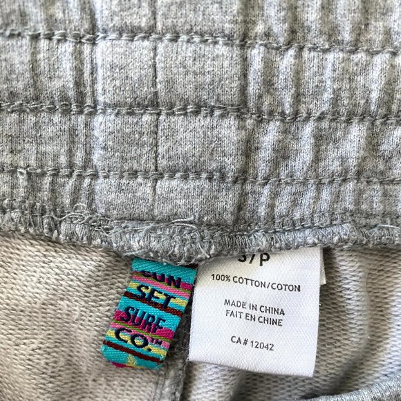 Grey short shorts 100% cotton athletic - Picture 3 of 3